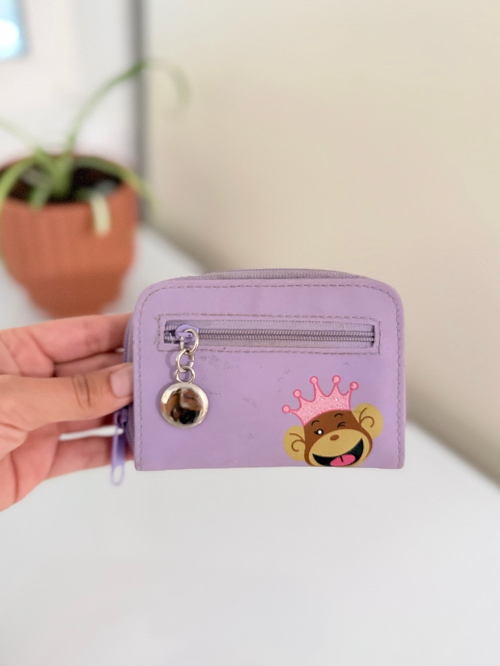 Authentic Vintage Y2K Princess Monkey Canvas Bifold Wallet